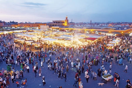 Náměstí Jemaa el-Fna - Marrakéš